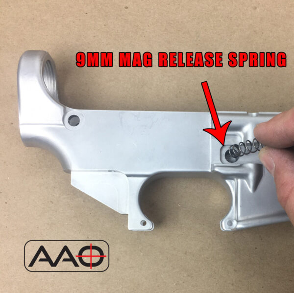 Magazine release spring and location - AAO Lower.
