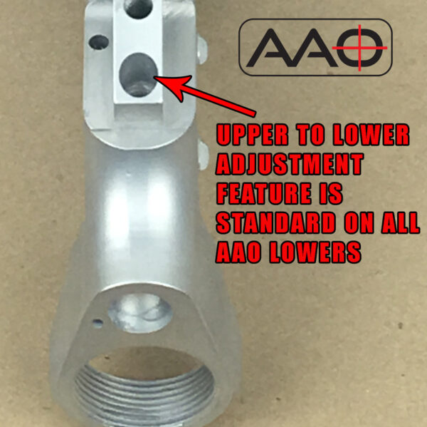 Upper to Lower adjustment - includes allen bolt.  Allows you to eliminate slack between your upper and lower without using wedges.