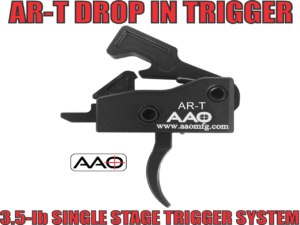 Drop in single stage trigger system

Curved trigger design for comfort

3.5lb pull weight 

Clean break at 3.5 lb

Fast/Short reset

Uses standard .154 trigger pins

Fits most Ar15 and Ar10 platforms

CNC aluminum case is hardcoat anodized

Metal parts are phosphate black for superior
corrosion resistance 

The design makes for an easy fast install
with no adjustments needed

Will work with standard milspec trigger pins 
thanks to allen head tension system (allen 
wrench included)